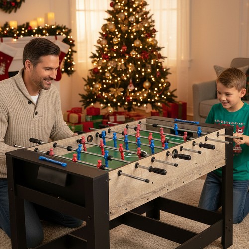 Swivel game table - 2-in-1,