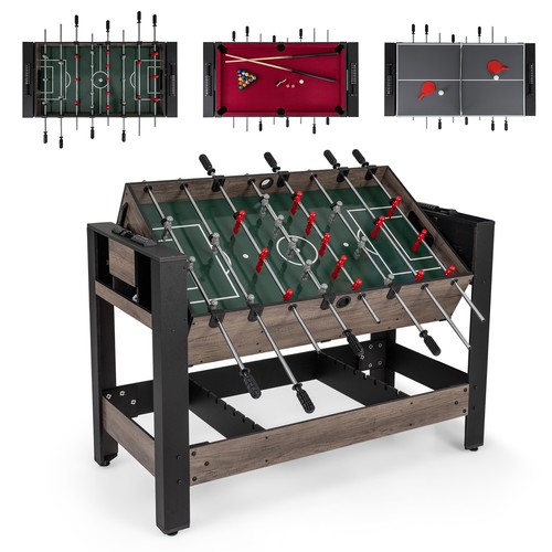 Swivel game table 124cm - 3-in-1,