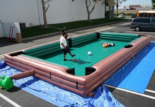 Inflatable football pool table - football,